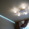 Комплект парящего профиля КП 2301 + полупрозрачная вставка
